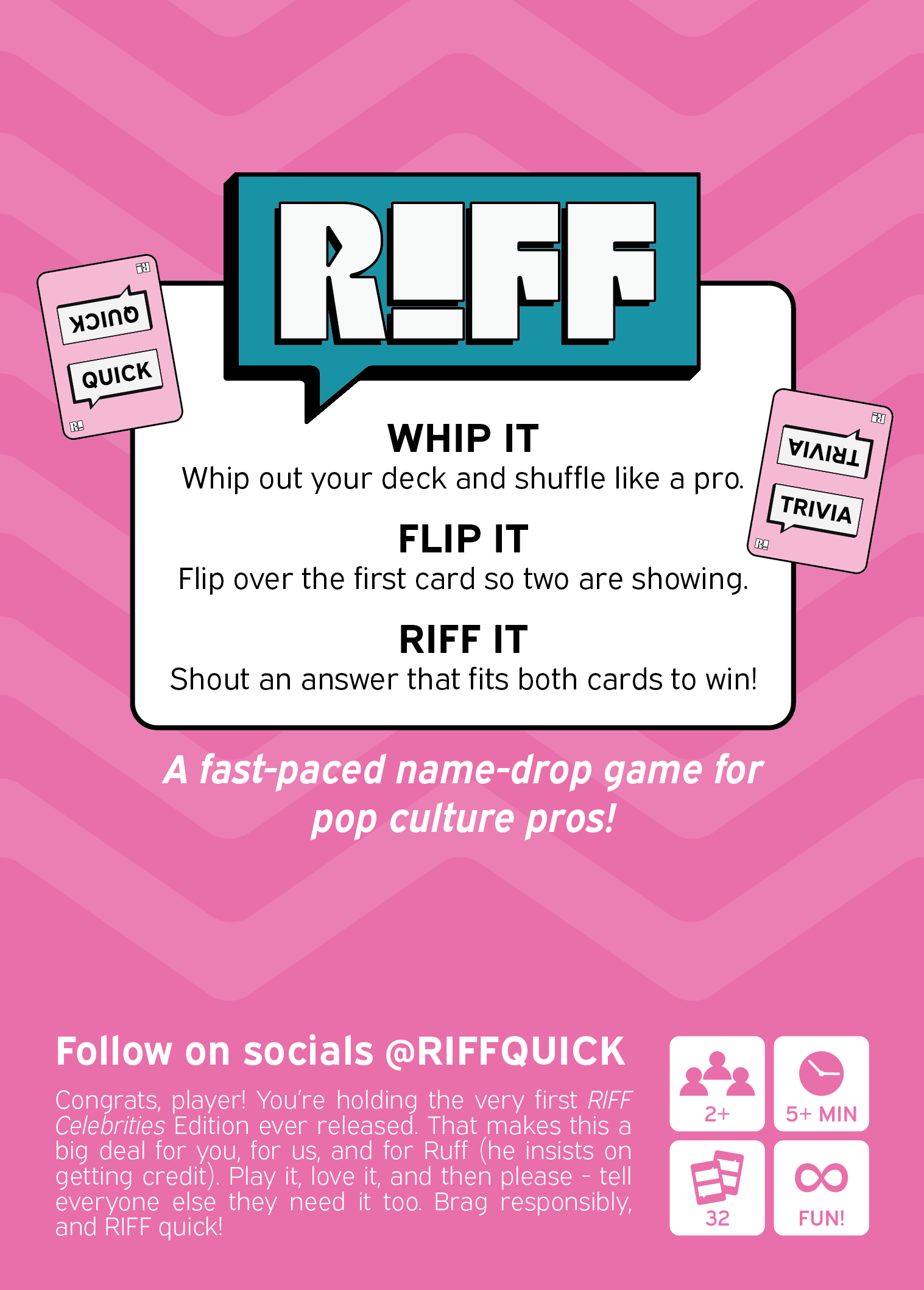 RIFF Trivia: Celebrities Edition